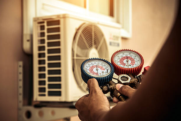 Professional Ac Installation technician working in Baden, PA